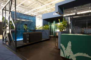 interior design Turella Nico Celidoni progetto allestimento fiera evento aziende arredo bagno RCR box doccia CSA AQUA elite