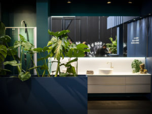 interior design Turella Nico Celidoni progetto allestimento fiera evento aziende arredo bagno RCR box doccia CSA AQUA elite