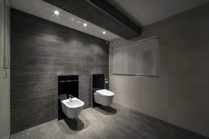 interior design Turella Nico Celidoni progetto allestimento Fuorisalone Milano Design Week Brera Minguzzi fiera evento arredo bagno AquaClean
