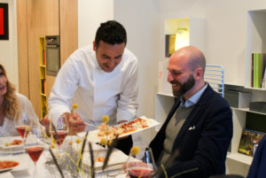 4italy luxury interior design Turella Nico Celidoni progetto video ristorante piatto marmo carrara food concept michelin stars Lorella Cuccarini