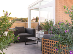 luxury home interior design Turella Nico Celidoni progetto ristrutturazione restyling attico dettagli lusso italian style terrazza vista skyline Appia Antica