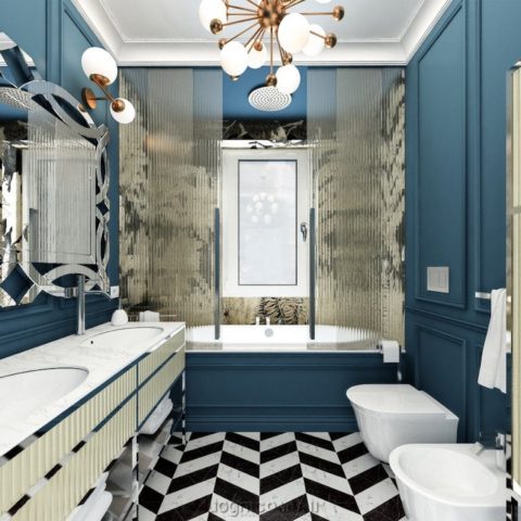 Rinnovare un bagno in stile eclettico
